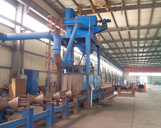 鋼管拋丸除銹設(shè)備 鋼管拋丸除銹設(shè)備