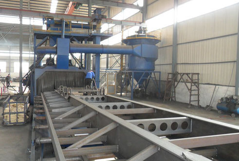 掛車底盤拋丸機 掛車底盤拋丸機